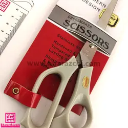 قیچی savey دسته رنگی - طوسی کم رنگ