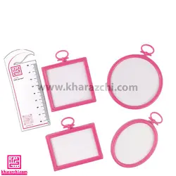 قاب پلاستیکی 4 عددی سرخ آبی