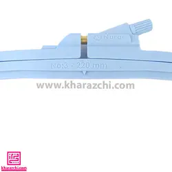 کارگاه گلدوزی مربع نورگه 22cm آبی