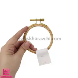 کارگاه گلدوزی چوبی پنگوئن سایز 7.5cm