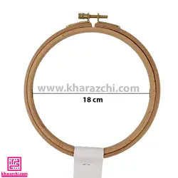 کارگاه گلدوزی چوبی پنگوئن سایز 18cm