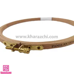 کارگاه گلدوزی چوبی پنگوئن سایز 18cm