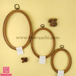 کارگاه گلدوزی ژله ای بیضی 13.5 * 17.5 خارجی