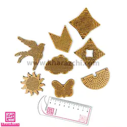 پیکسل چوبی شماره دوزی بزرگ