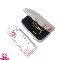 قیچی فانتزی تیغه کوتاه کد 2 مینی JieNuo طلایی