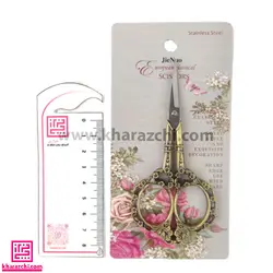 قیچی فانتزی کد 7 JieNuo طرح گل