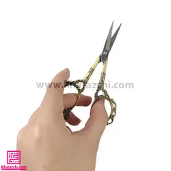قیچی فانتزی کد 7 JieNuo طرح گل