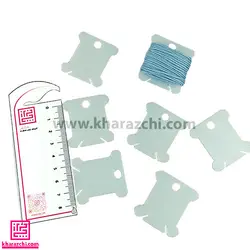 بوبین پلاستیکی کد 2-2 آبی آسمانی