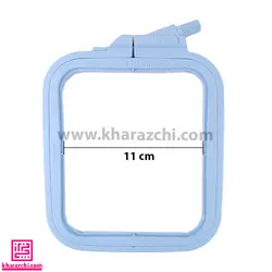 کارگاه گلدوزی مربع نورگه 11cm آبی