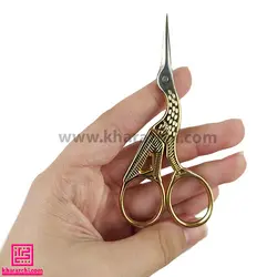 قیچی فانتزی کد 6 لک لک طلایی