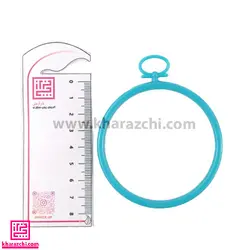 قاب پلاستیکی 4 عددی آبی فیروزه ای