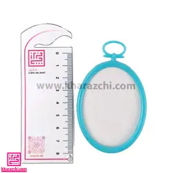 قاب پلاستیکی 4 عددی آبی فیروزه ای