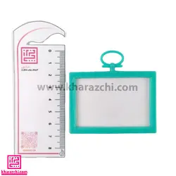 قاب پلاستیکی 4 عددی سبز آبی