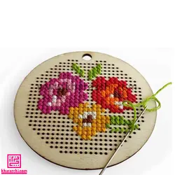 پیکسل چوبی شماره دوزی کوچک