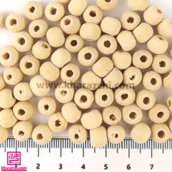 مهره چوبی کد 10 ( 20 گرم ) گرد خام سایز 10