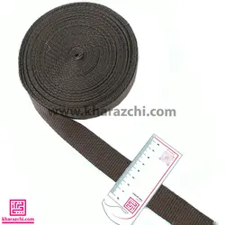 نوار ساده کد 2 برزنتی قهوه ای 3cm