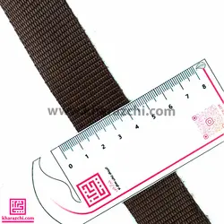 نوار ساده کد 2 برزنتی قهوه ای 3cm