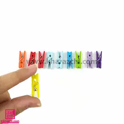 گیره چوبی 2.5 سانت رنگی(10عددی)