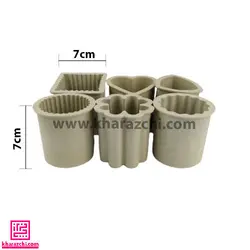 قالب پلاستیکی شمع کد 8 - 6 عددی جدید