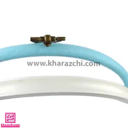 کارگاه ژله ای گرد آبی آسمانی 20 سانت