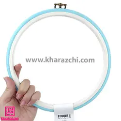 کارگاه ژله ای گرد آبی آسمانی 20 سانت