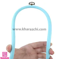 کارگاه ژله ای گرد آبی آسمانی 20 سانت