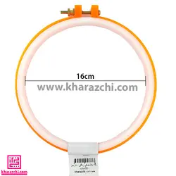 کارگاه پلاستیکی رنگی - نارنجی - 16سانت