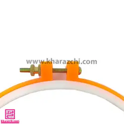 کارگاه پلاستیکی رنگی - نارنجی - 16سانت