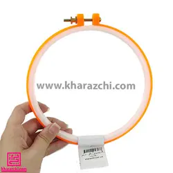 کارگاه پلاستیکی رنگی - نارنجی - 16سانت