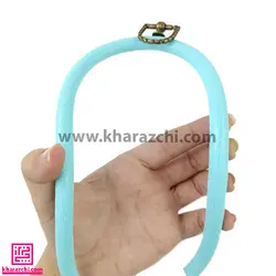 کارگاه ژله ای گرد آبی آسمانی 16 سانت