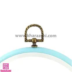 کارگاه ژله ای گرد آبی آسمانی 16 سانت