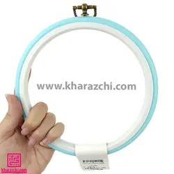 کارگاه ژله ای گرد آبی آسمانی 16 سانت