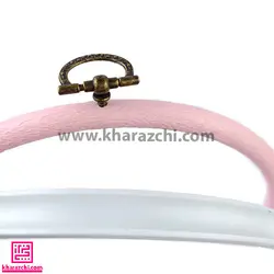 کارگاه ژله ای گرد صورتی کم رنگ 20 سانت