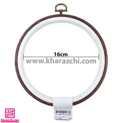 کارگاه ژله ای گرد قهوه ای 16 سانت