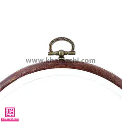 کارگاه ژله ای گرد قهوه ای 16 سانت