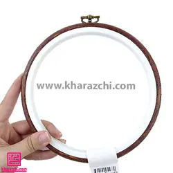 کارگاه ژله ای گرد قهوه ای 16 سانت