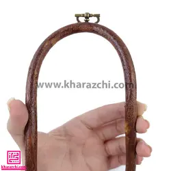 کارگاه ژله ای گرد قهوه ای 16 سانت