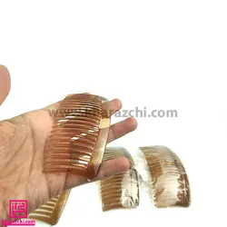 شانه سر ساده نشکن متوسط عسلی