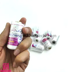 قرقره نخ روکار و آرایشی مارک دلفین کد 1 سفید