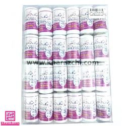 قرقره نخ روکار و آرایشی مارک دلفین کد 1 سفید