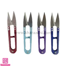 قیچی سر نخ زن فلزی بزرگ رنگی