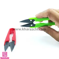 قیچی سر نخ زن دسته پلاستیکی