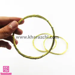 سیم گل سازی حلقه ای طلایی