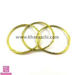 سیم گل سازی حلقه ای طلایی