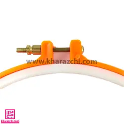 کارگاه پلاستیکی رنگی - نارنجی - 20 سانت