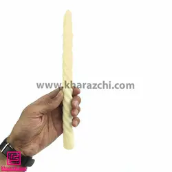 شمع طرح پیچی کرم