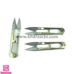 قیچی سر نخ زن فلزی کوچک ساده