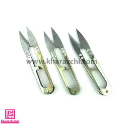 قیچی سر نخ زن فلزی کوچک ساده