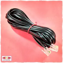 سیم تلفن افشان سوکت دار