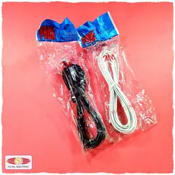 سیم تلفن افشان سوکت دار